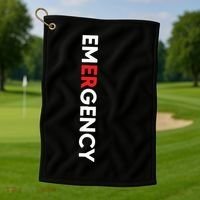 Emergency Department Nurse ER Nurse Golf Towel thumb 1