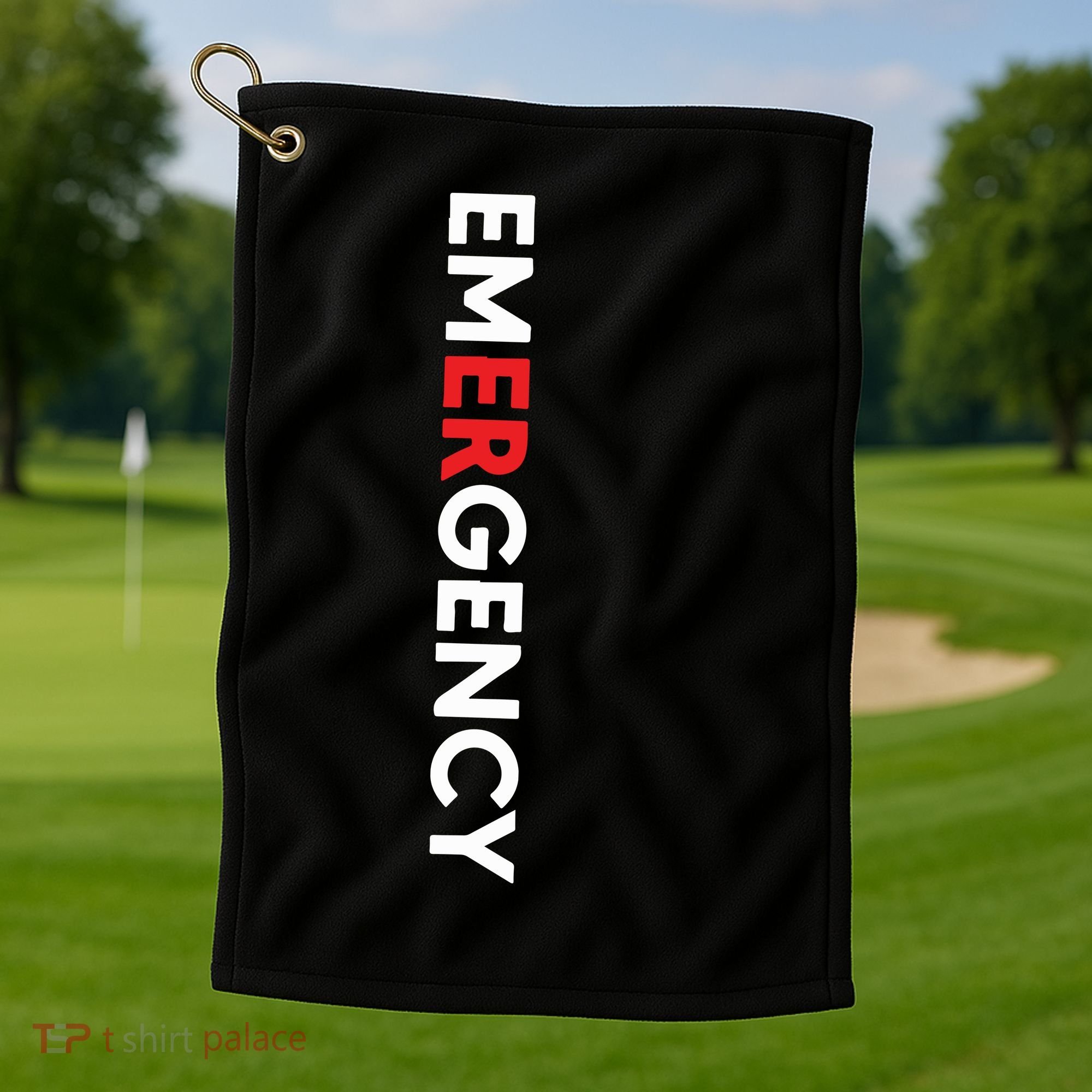 Emergency Department Nurse ER Nurse Golf Towel