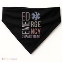 Emergency Department Nurse Nursing Health Care USA-Made Doggie Bandana thumb 0