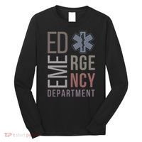 Emergency Department Nurse Nursing Health Care Long Sleeve Shirt thumb 0