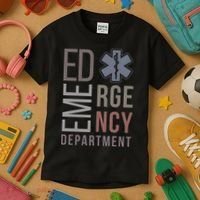 Emergency Department Nurse Nursing Health Care Kids T-Shirt thumb 3