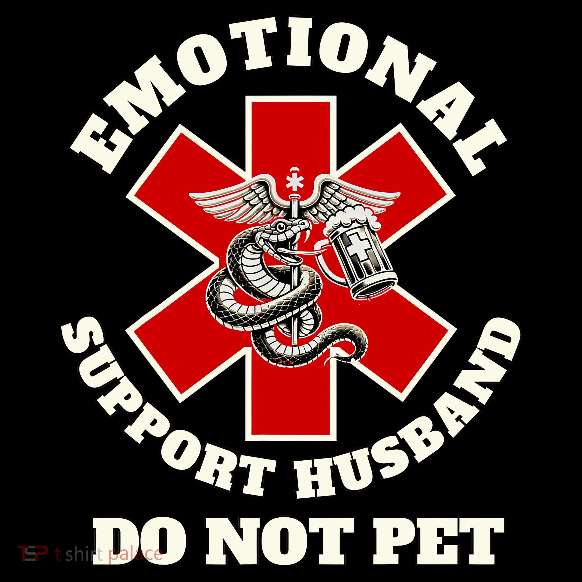 Emotional Do Not Pet Emotional Support Husband Coffee Mug