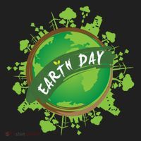 Earth Day Nature Globe Comfort Colors T-Shirt thumb 5