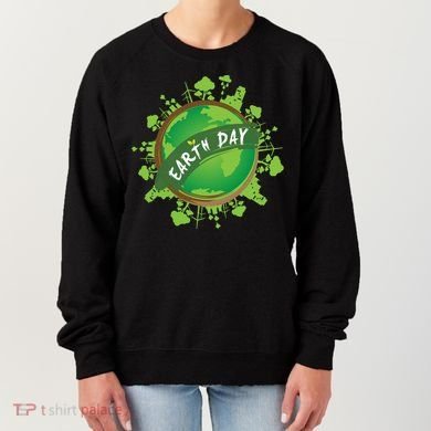 Earth Day Nature Globe Women's Sweatshirt