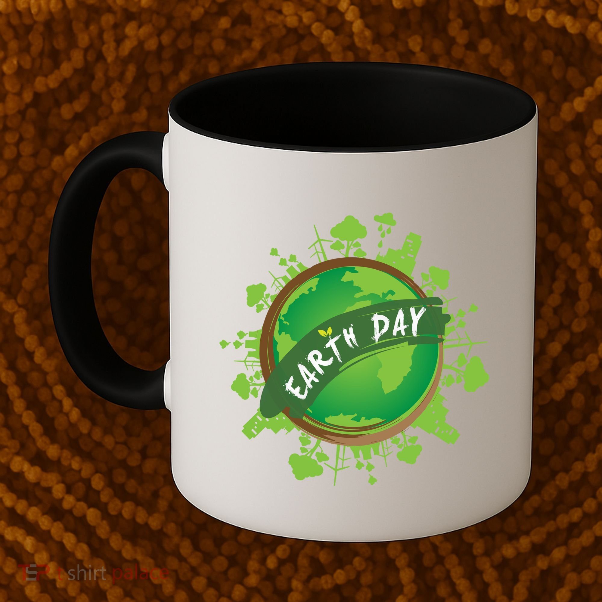 Earth Day Nature Globe Coffee Mug