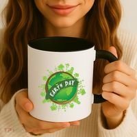 Earth Day Nature Globe Coffee Mug thumb 3