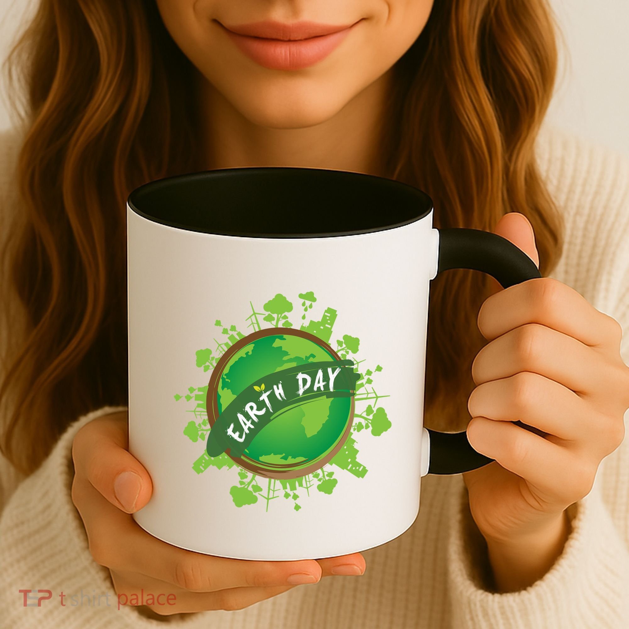 Earth Day Nature Globe Coffee Mug