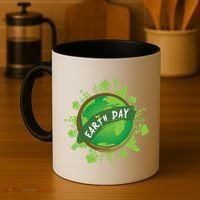 Earth Day Nature Globe Coffee Mug thumb 4