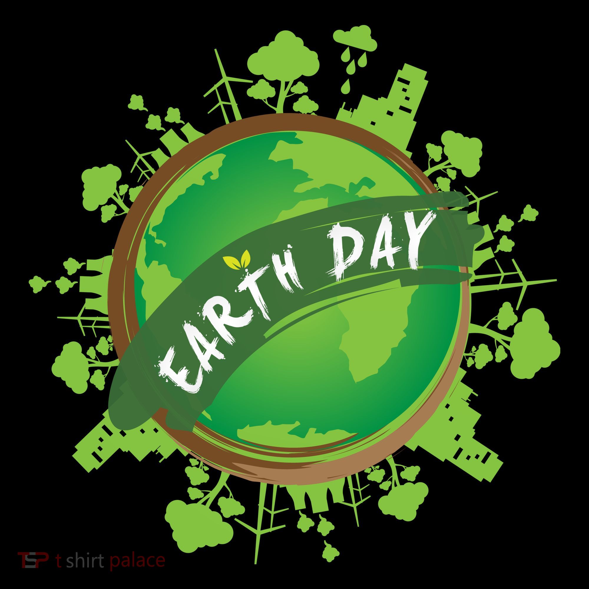 Earth Day Nature Globe Ornament