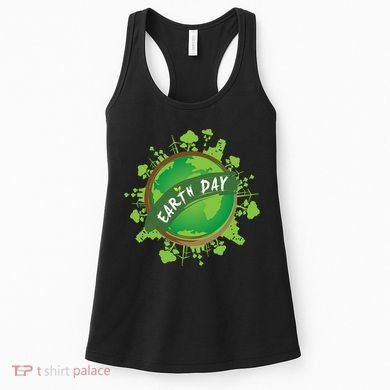 Earth Day Nature Globe Women's Tank Top