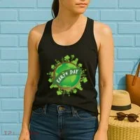 Earth Day Nature Globe Women's Tank Top thumb 2