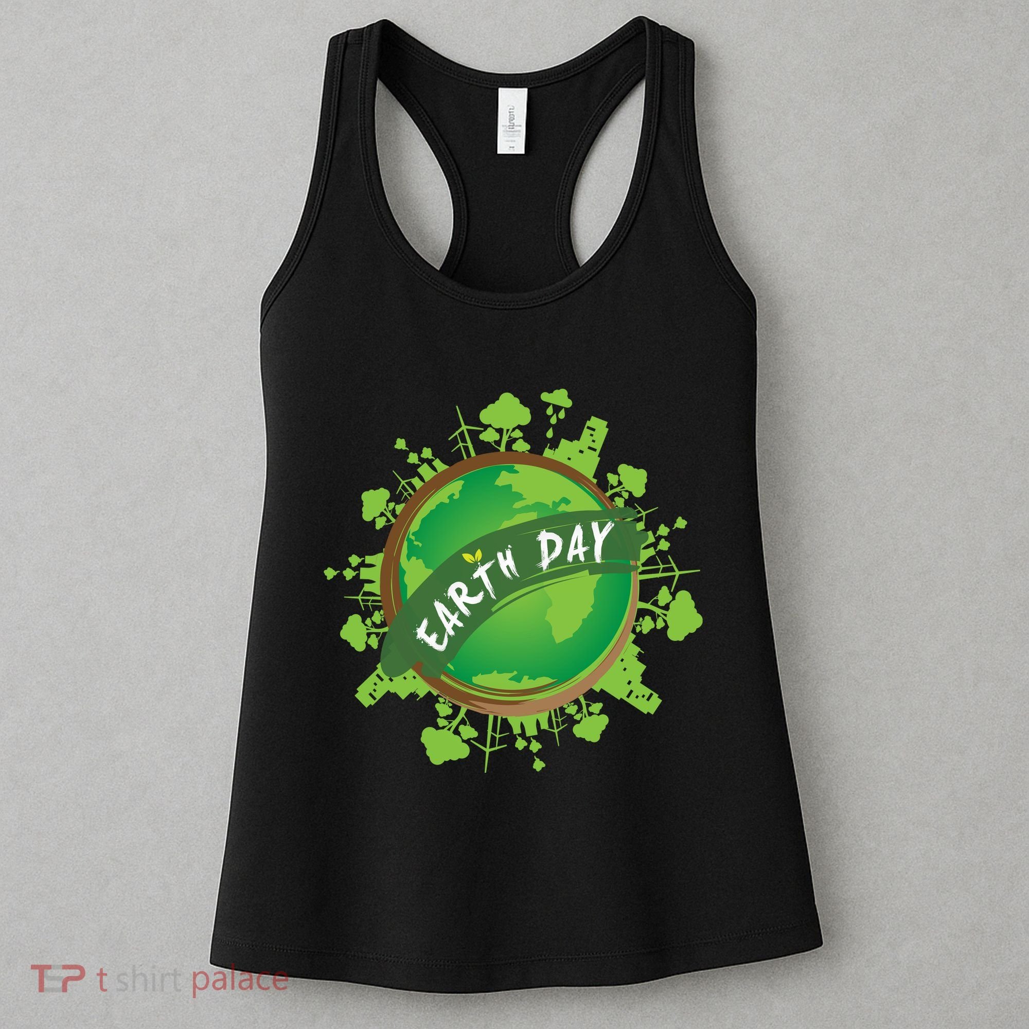 Earth Day Nature Globe Women's Tank Top