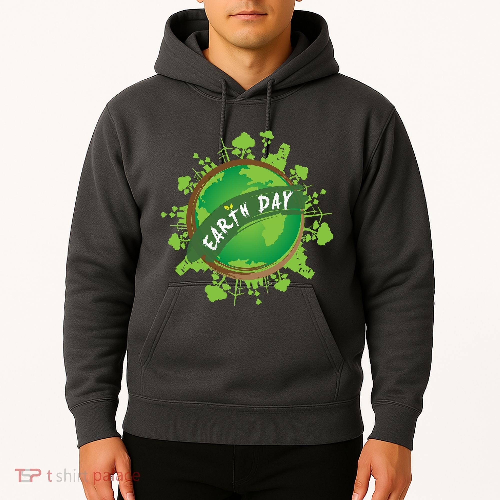 Earth Day Nature Globe Hoodie