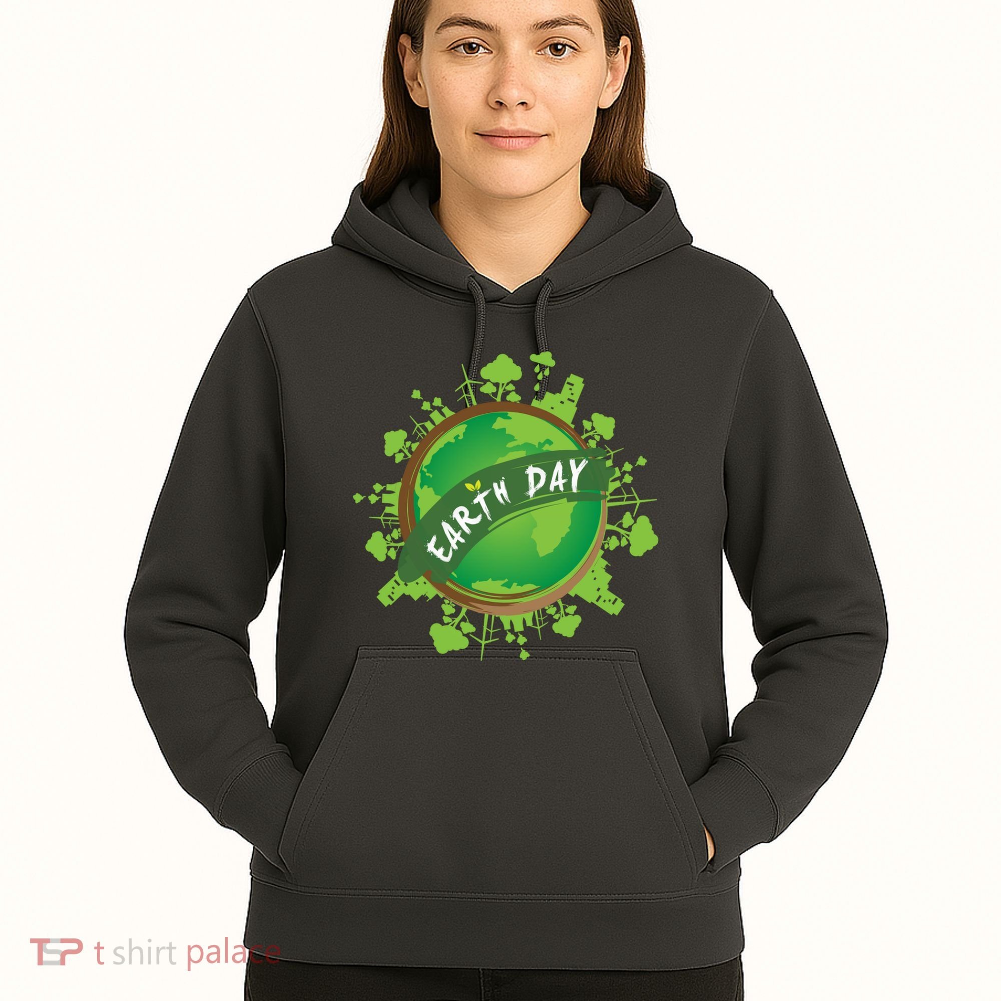 Earth Day Nature Globe Hoodie