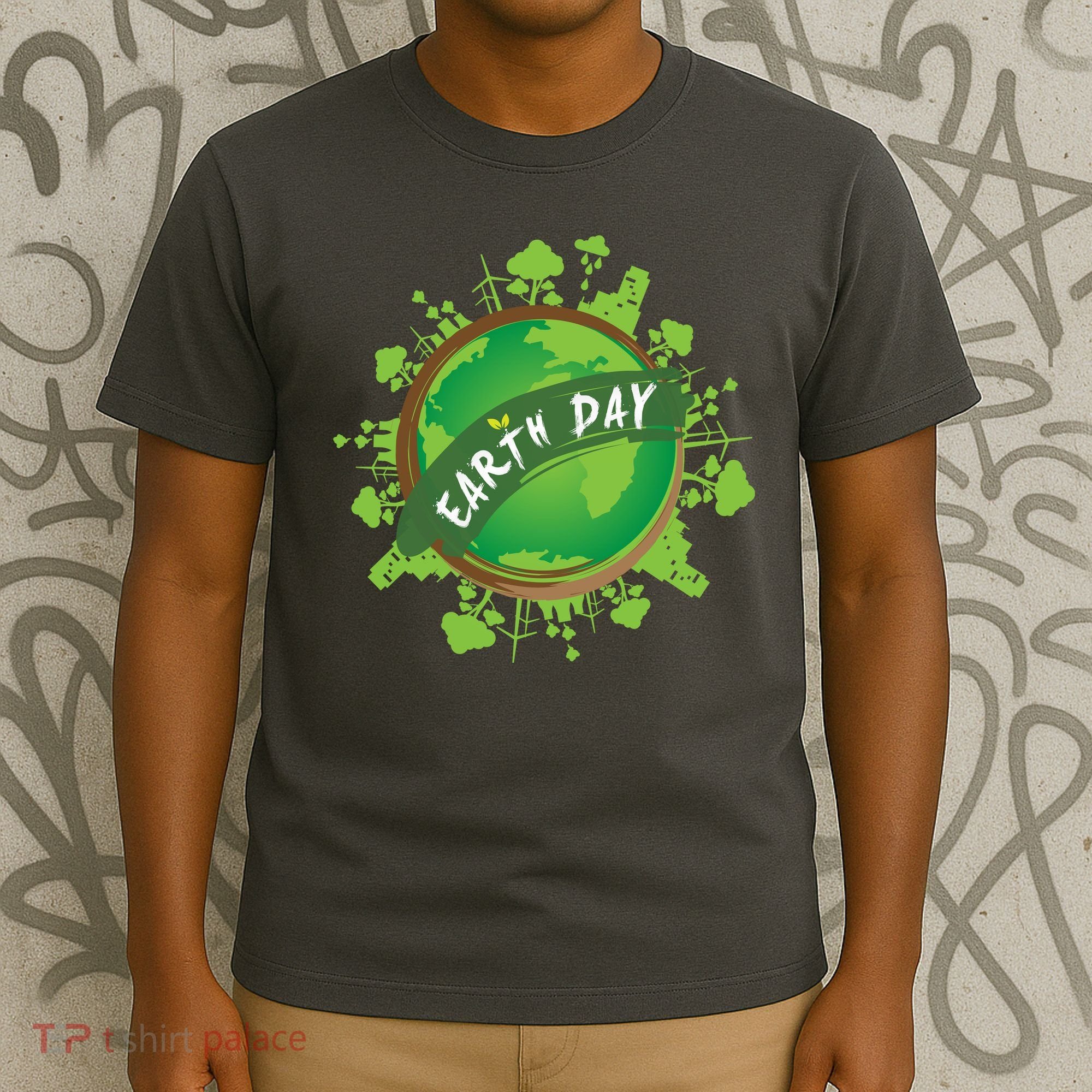 Earth Day Nature Globe T-Shirt