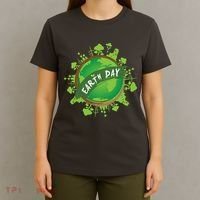 Earth Day Nature Globe T-Shirt thumb 4