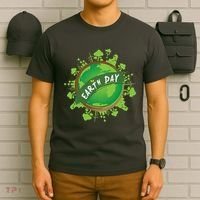 Earth Day Nature Globe T-Shirt thumb 6