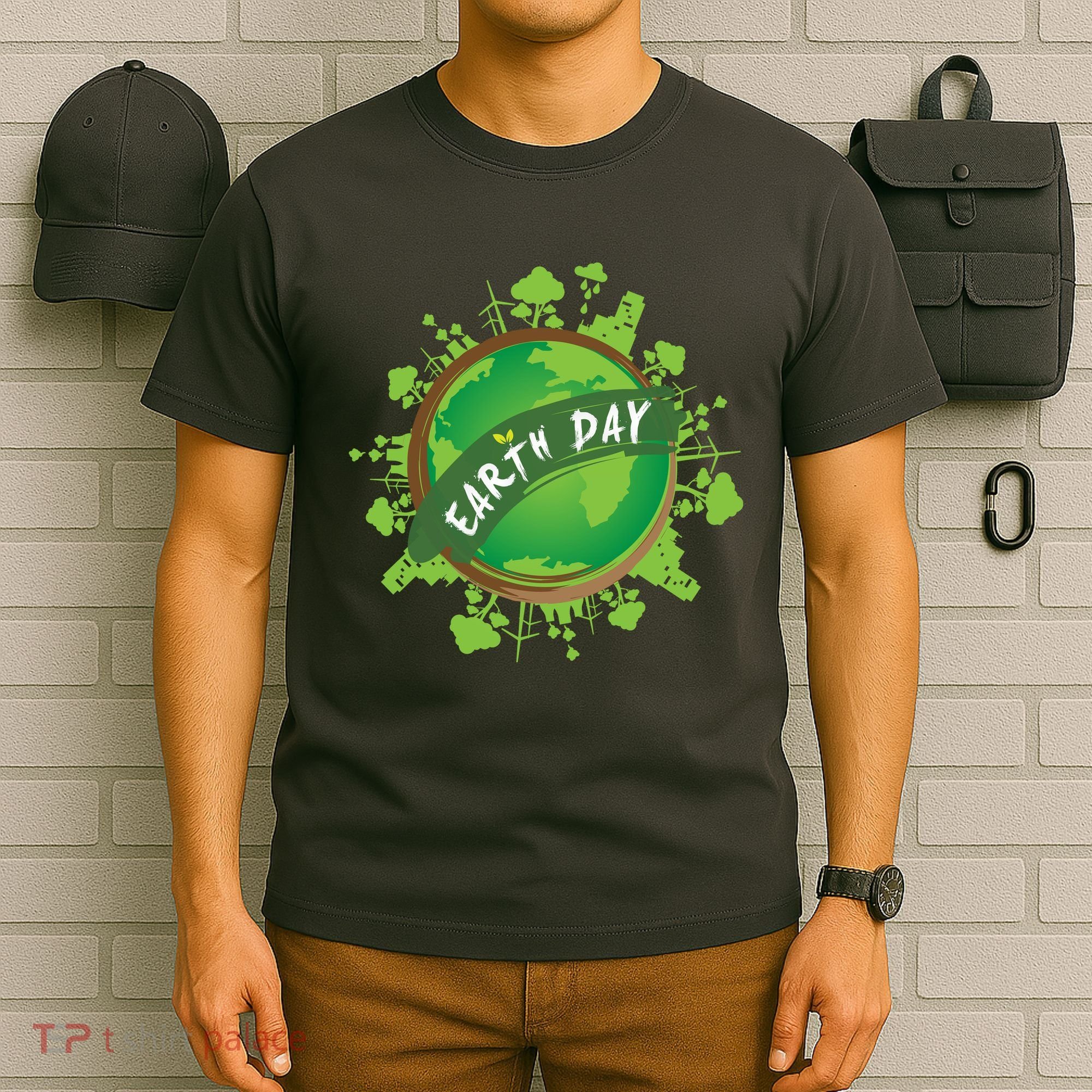 Earth Day Nature Globe T-Shirt