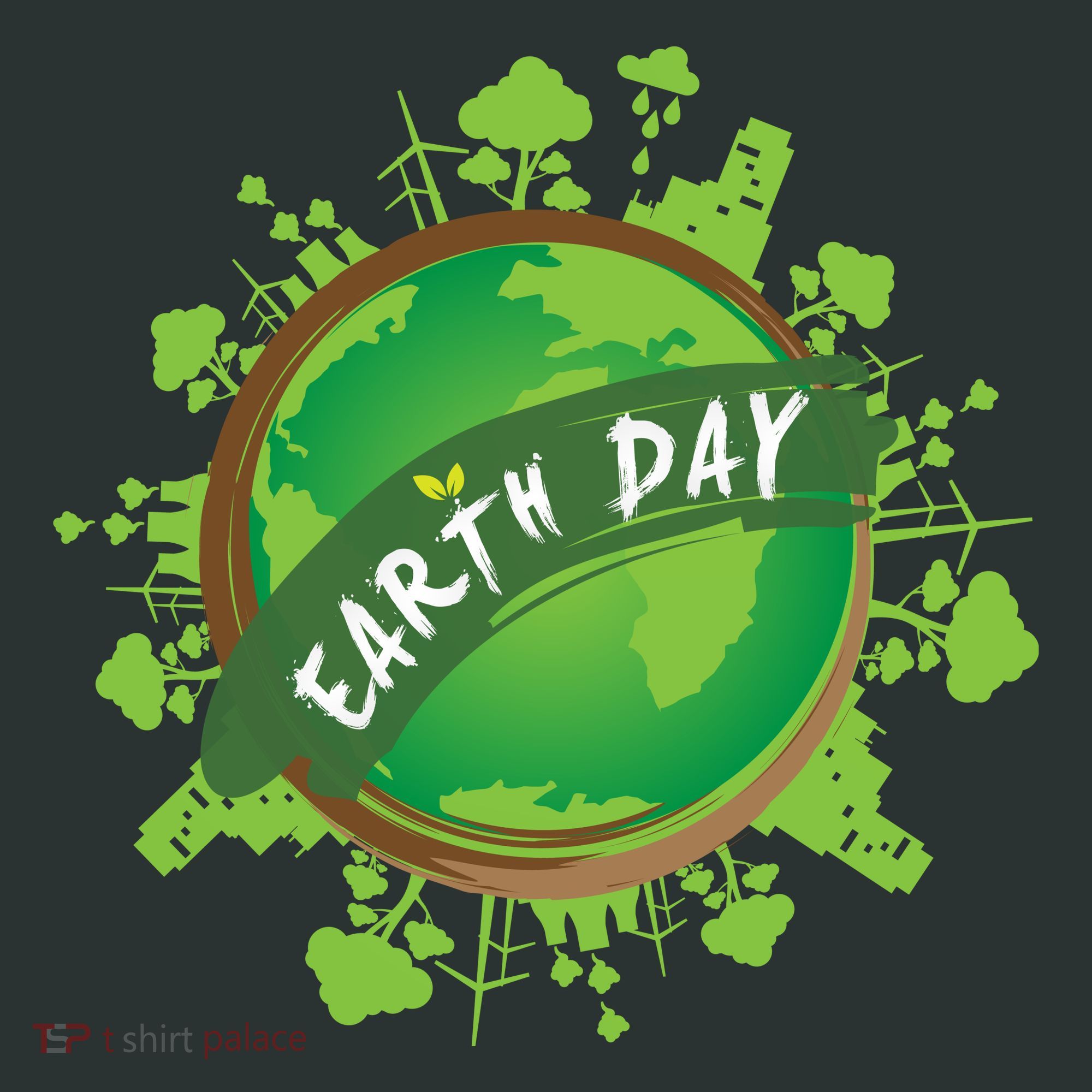 Earth Day Nature Globe Mousepad