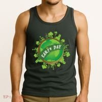 Earth Day Nature Globe Tank Top thumb 3