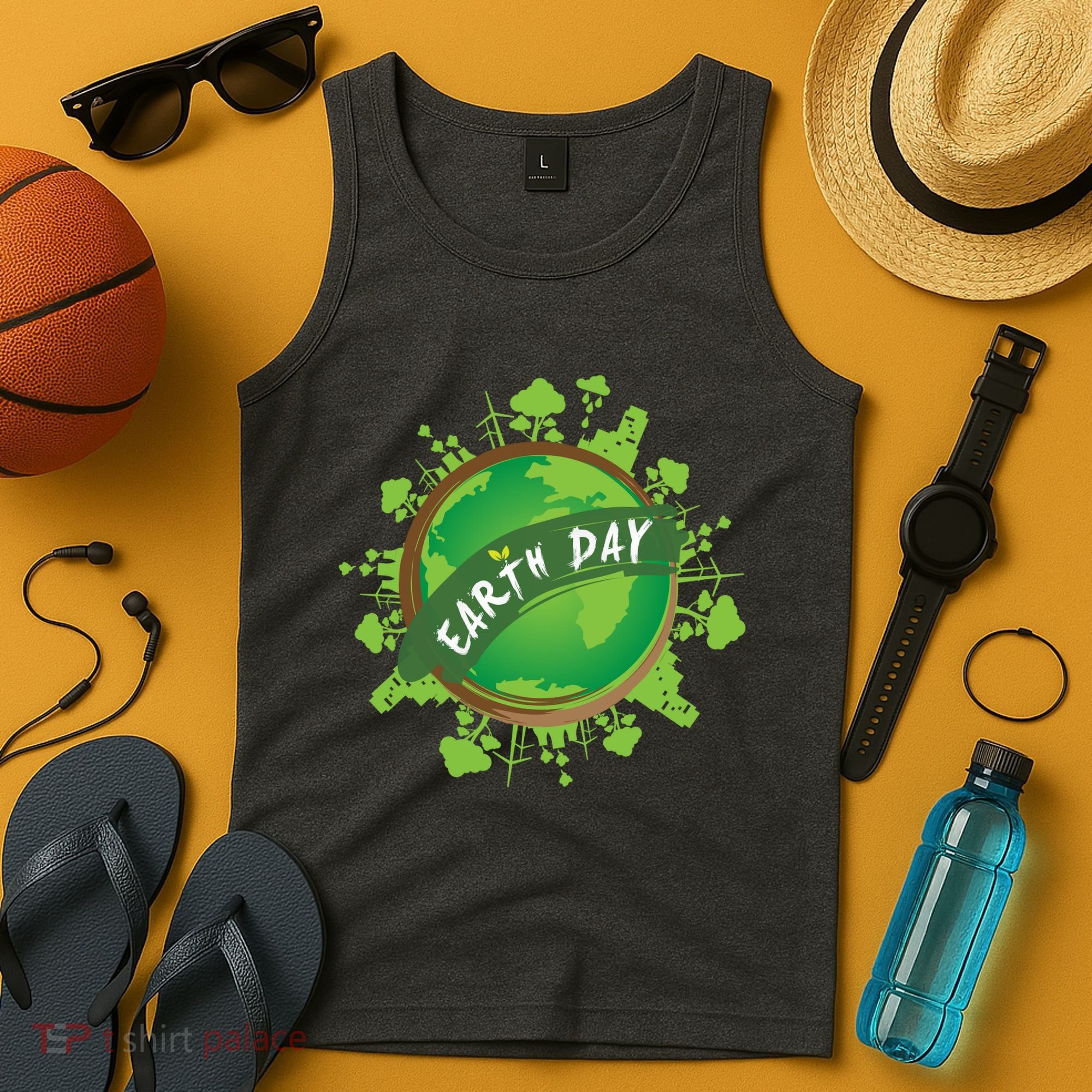Earth Day Nature Globe Tank Top