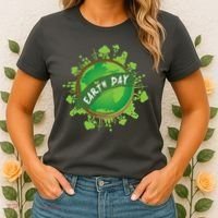 Earth Day Nature Globe Women's T-Shirt thumb 2