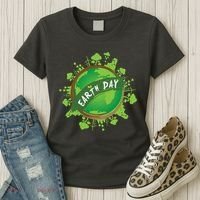 Earth Day Nature Globe Women's T-Shirt thumb 3