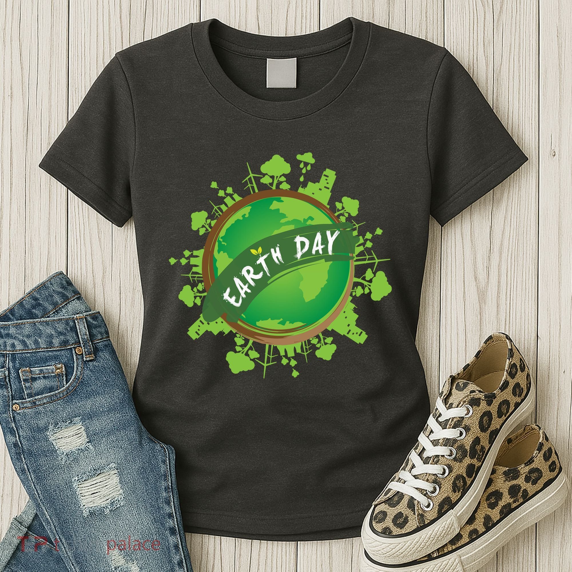 Earth Day Nature Globe Women's T-Shirt