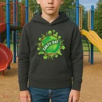 Earth Day Nature Globe Kids Hoodie thumb 2