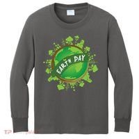 Earth Day Nature Globe Kids Long Sleeve Shirt thumb 0