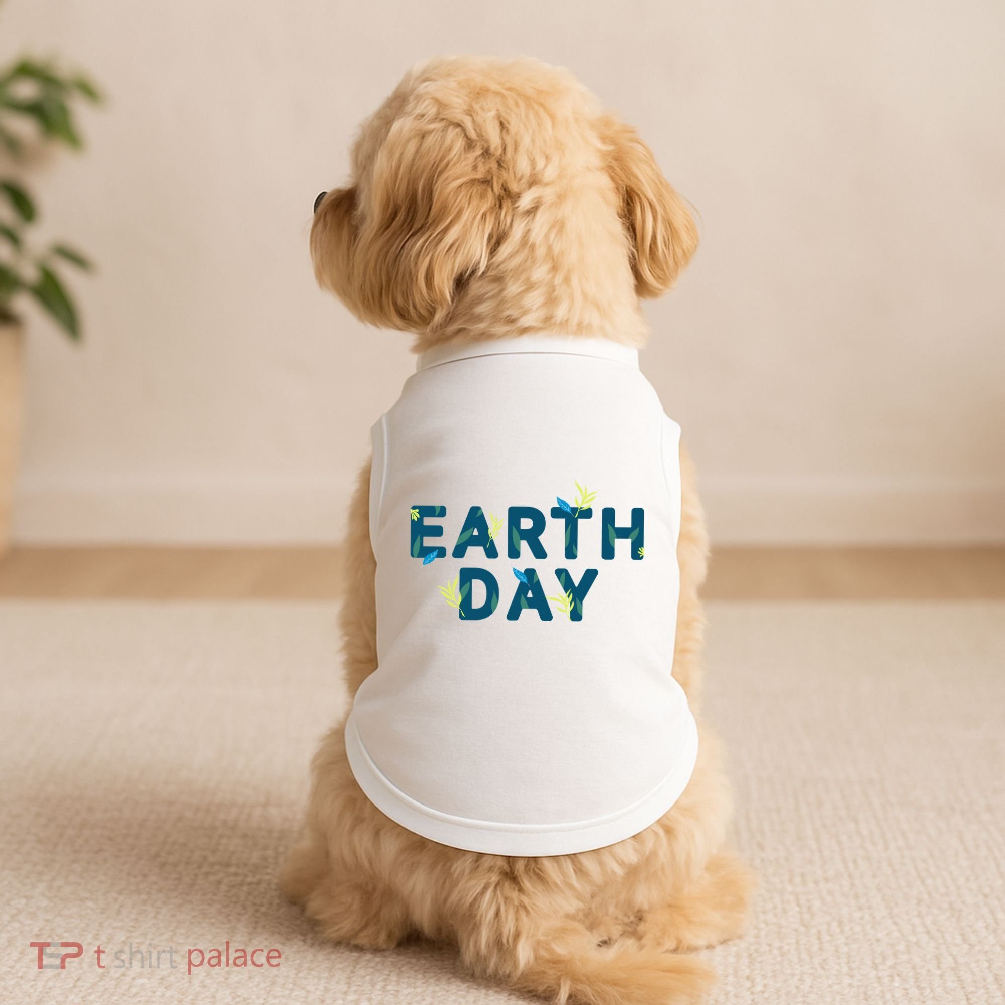 Earth Day Nature Doggie Tank