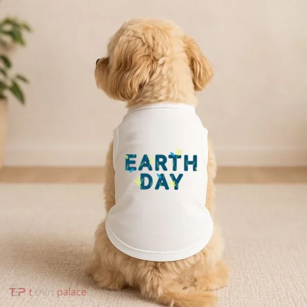Earth Day Nature Doggie Tank