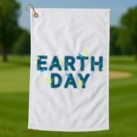 Earth Day Nature Golf Towel thumb 1