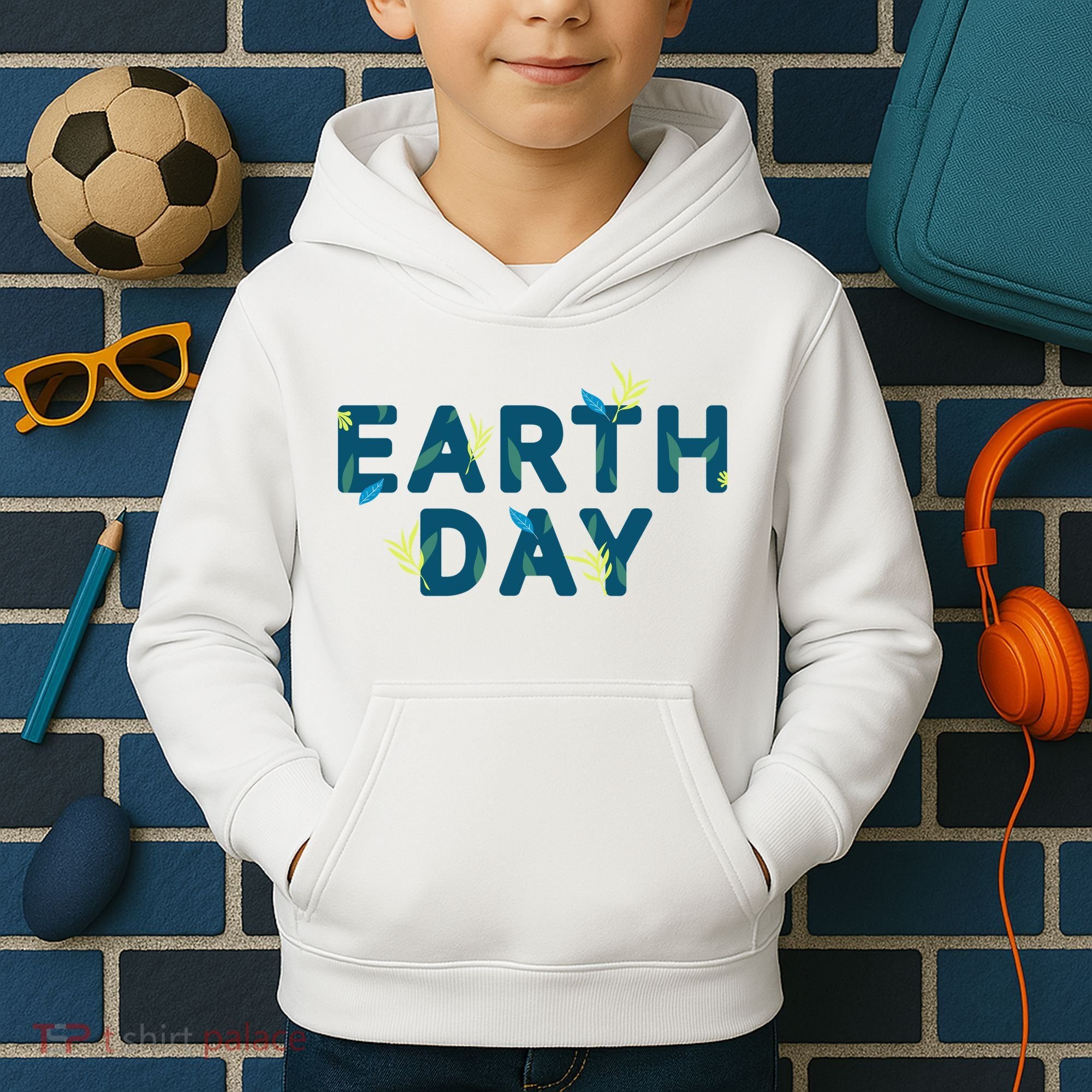 Earth Day Nature Kids Hoodie