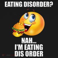 Eating Disorder Nah IM Eating Dis Order Funny Eating Coaster thumb 2