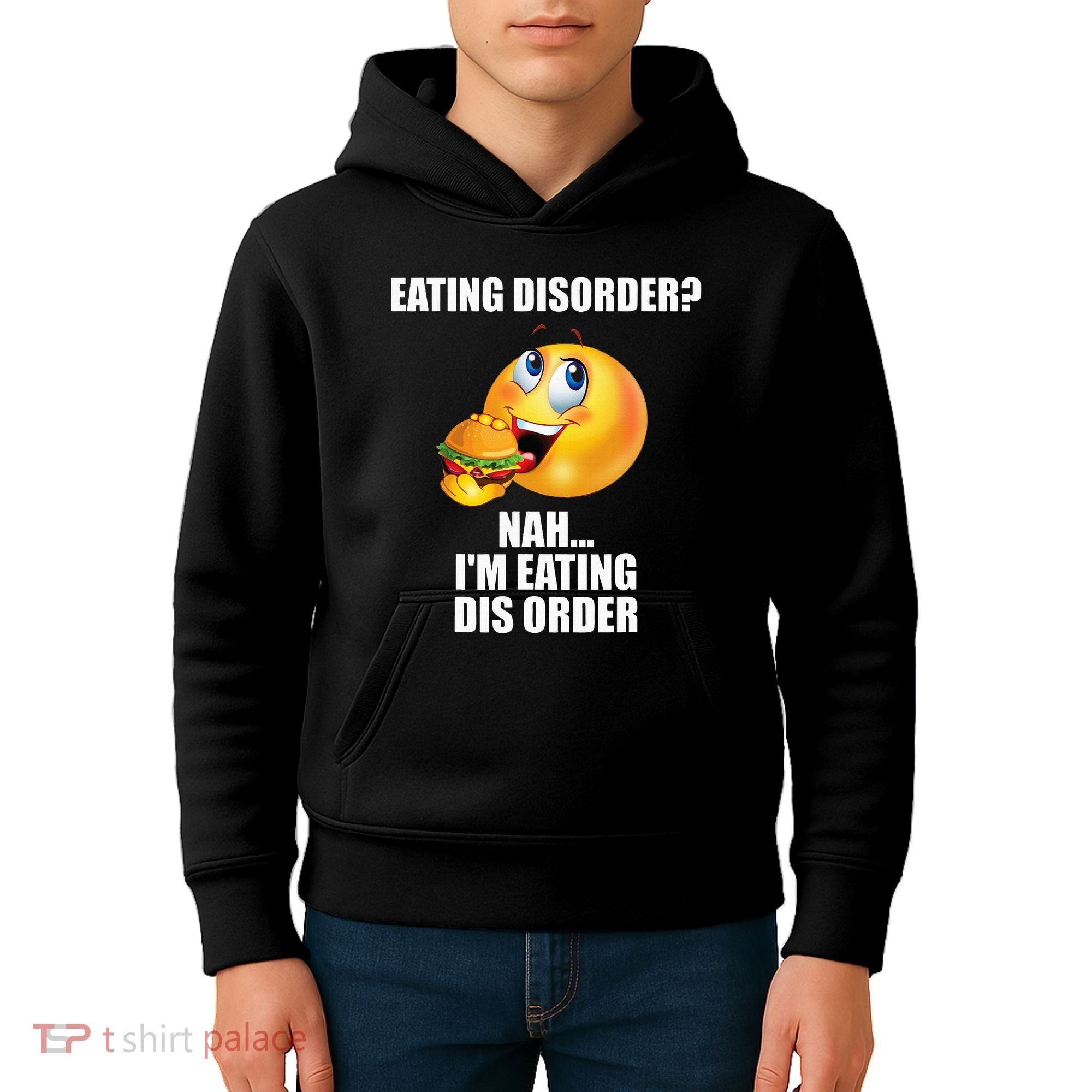Eating Disorder Nah IM Eating Dis Order Funny Eating Kids Hoodie