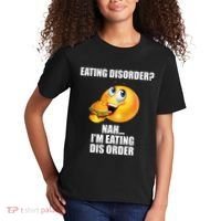 Eating Disorder Nah IM Eating Dis Order Funny Eating Kids T-Shirt thumb 2