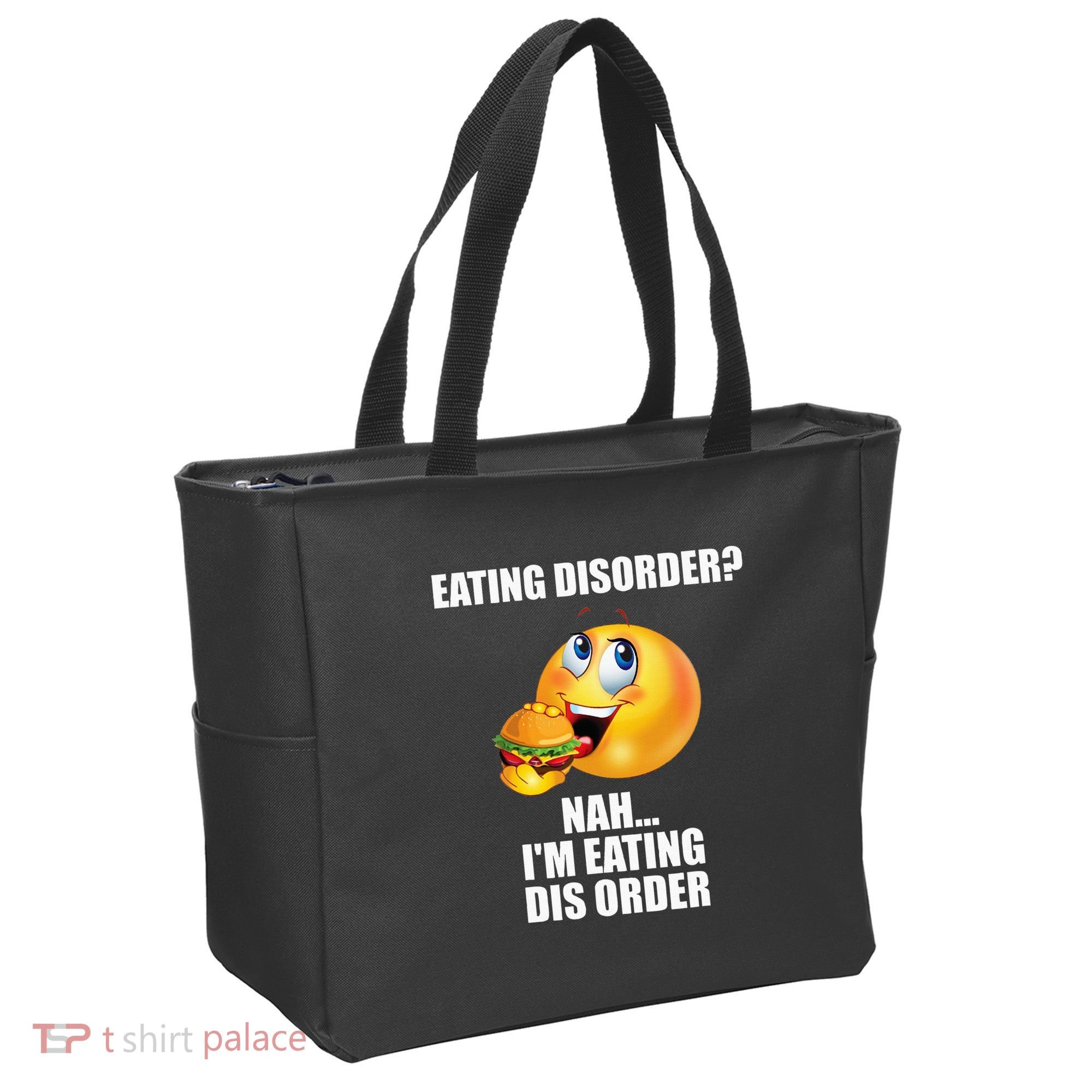 Eating Disorder Nah IM Eating Dis Order Funny Eating Tote Bag