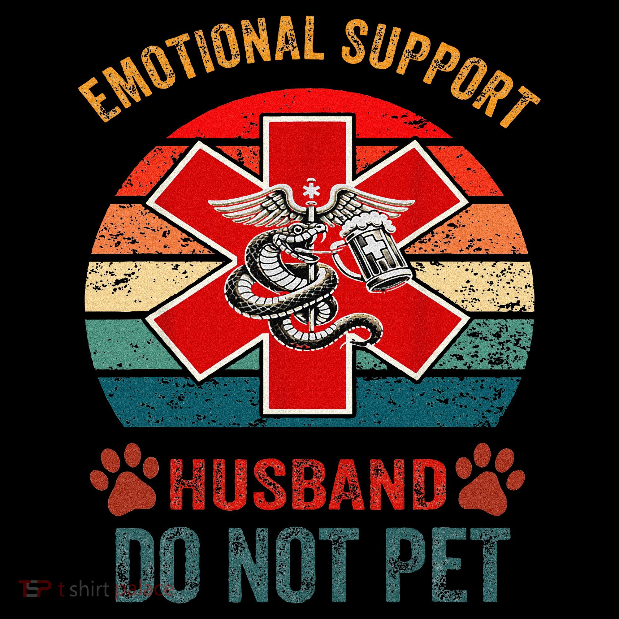 Emotional Do Not Pet Emotional Support Husband Funny Coffee Mug