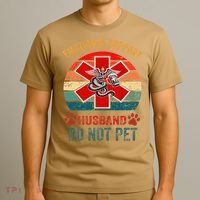 Emotional Do Not Pet Emotional Support Husband Funny T-Shirt thumb 3