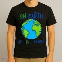 Earth Day On Earth As It Is In Heaven God Planet Love World T-Shirt thumb 3