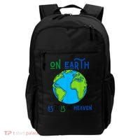 Earth Day On Earth As It Is In Heaven God Planet Love World Backpack thumb 0