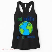 Earth Day On Earth As It Is In Heaven God Planet Love World Women's Tank Top thumb 0