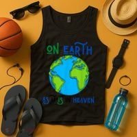 Earth Day On Earth As It Is In Heaven God Planet Love World Tank Top thumb 4