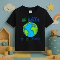 Earth Day On Earth As It Is In Heaven God Planet Love World Toddler T-Shirt thumb 3
