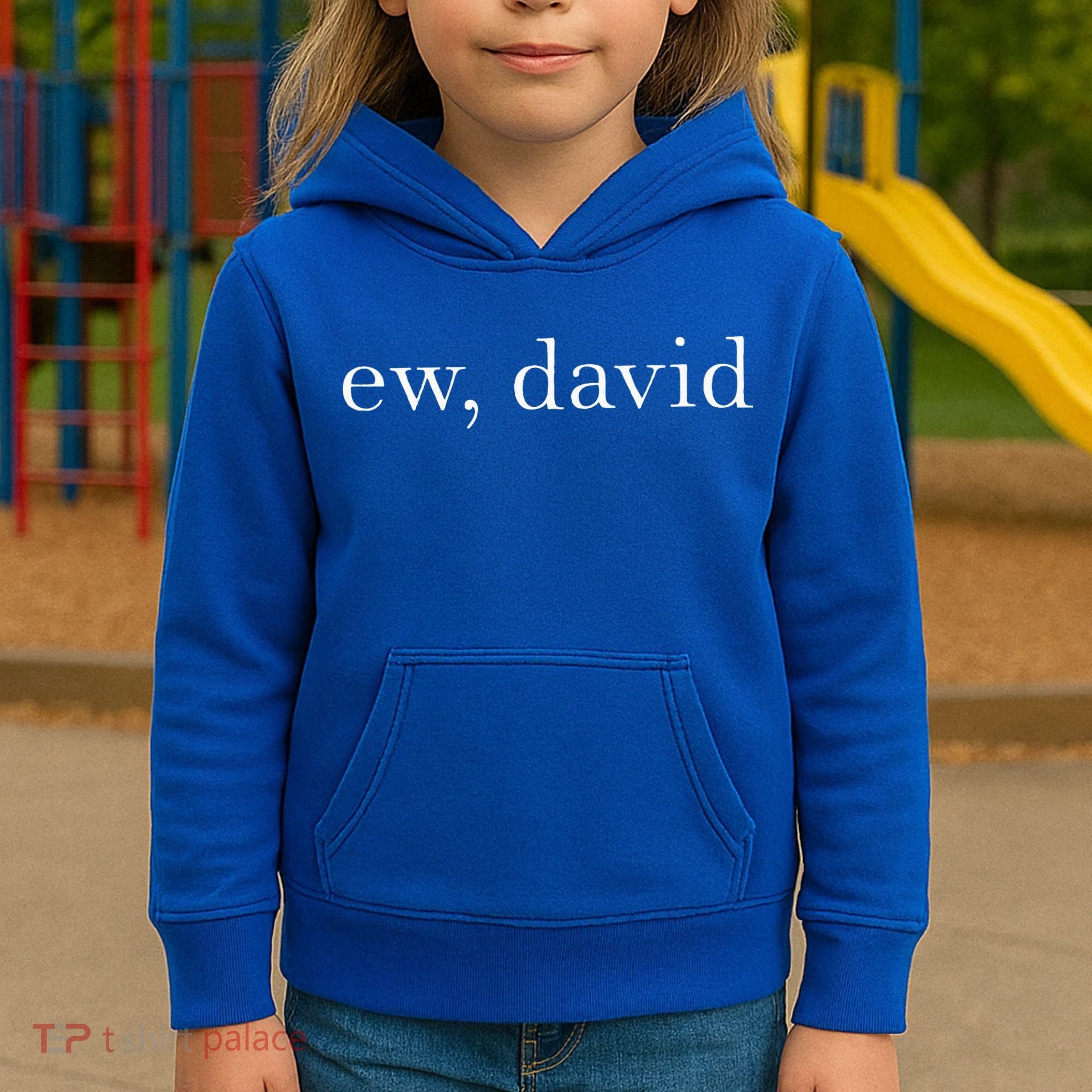 Ew David Pop Culture Kids Hoodie