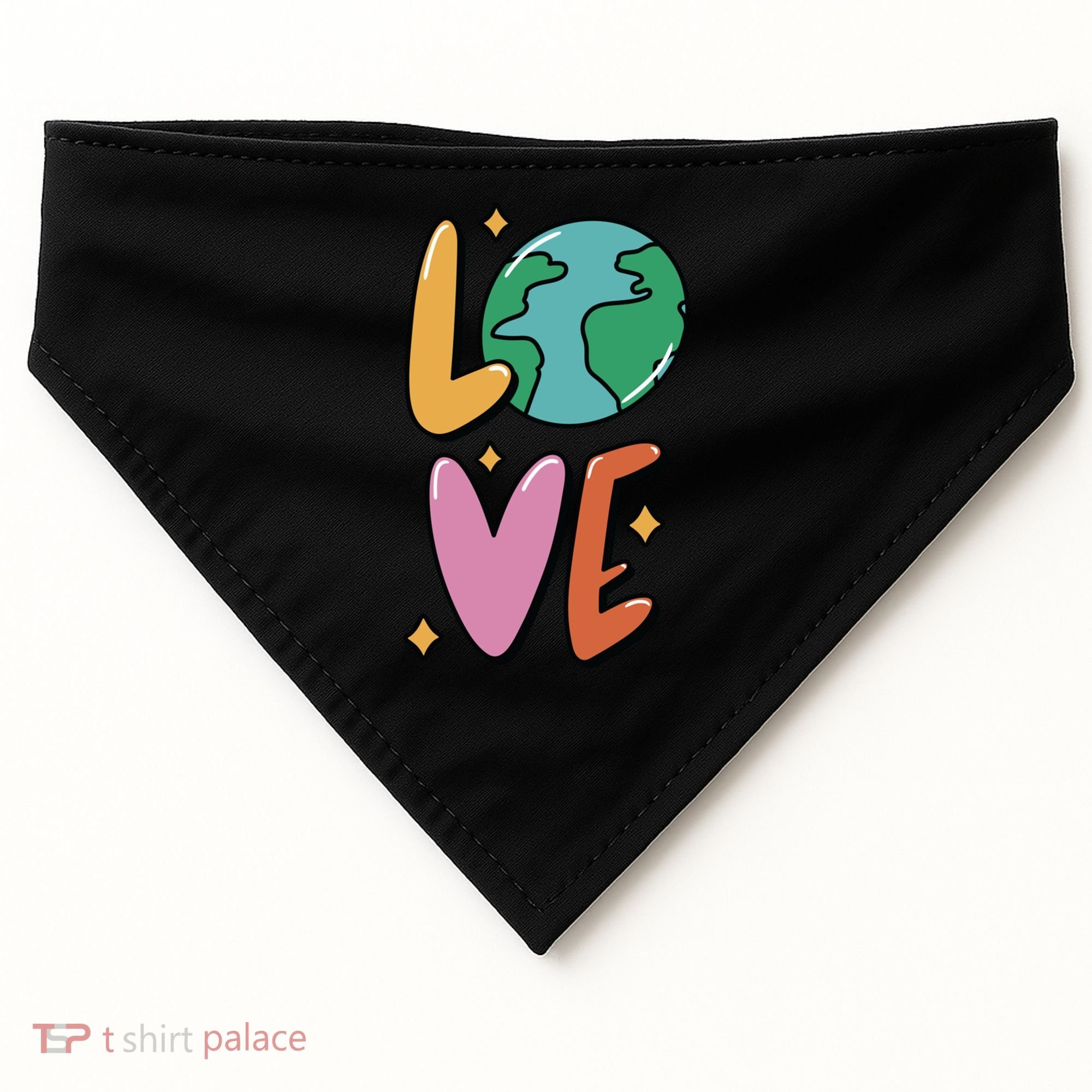 Earth Day Planet Anniversary Love Earth Day Environtal Great Gift USA-Made Doggie Bandana