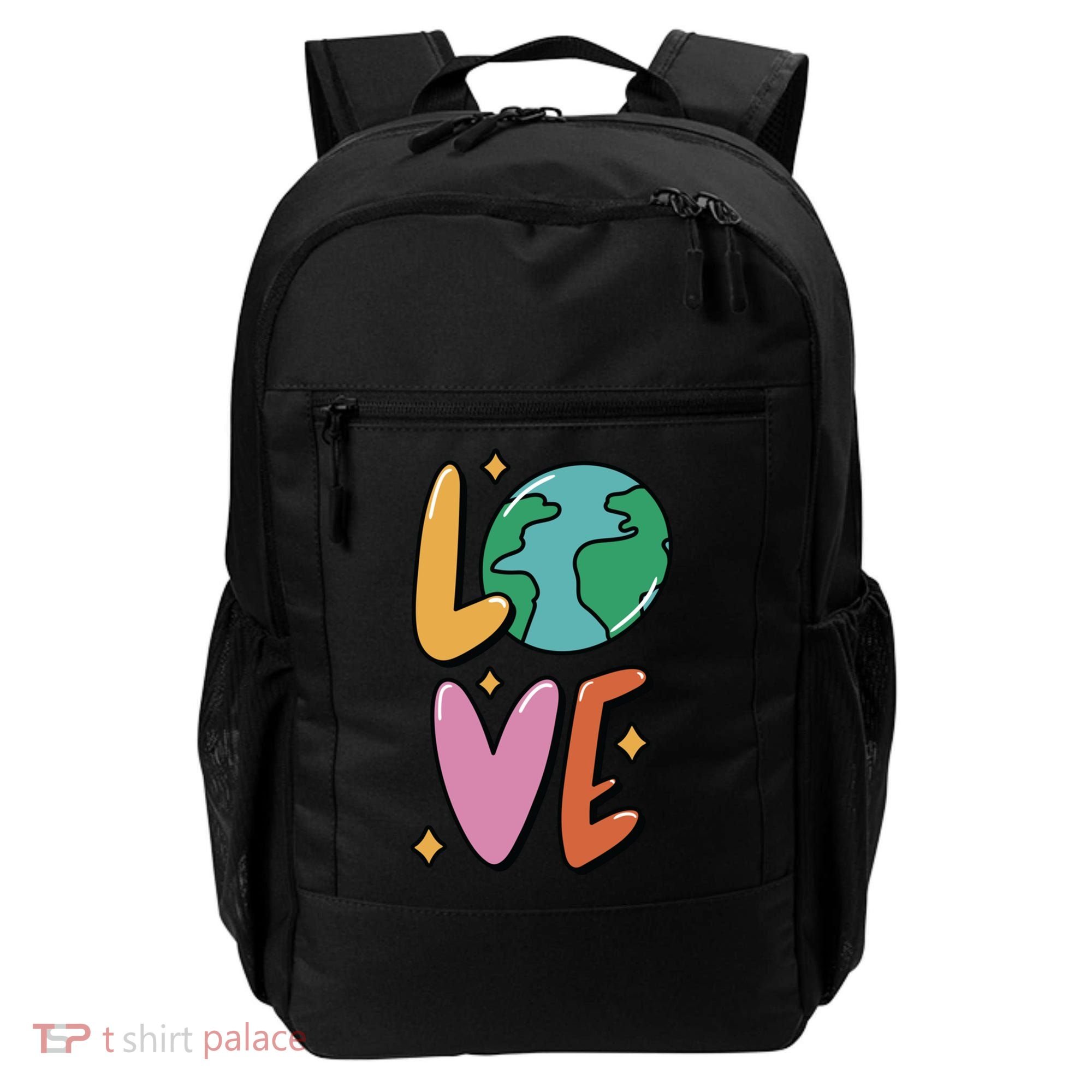 Earth Day Planet Anniversary Love Earth Day Environtal Great Gift Backpack