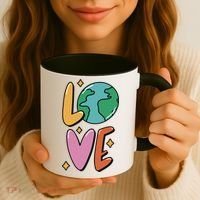 Earth Day Planet Anniversary Love Earth Day Environtal Great Gift Coffee Mug thumb 3