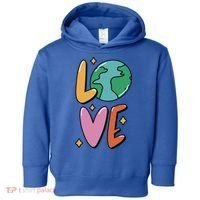 Earth Day Planet Anniversary Love Earth Day Environtal Great Gift Toddler Hoodie thumb 0